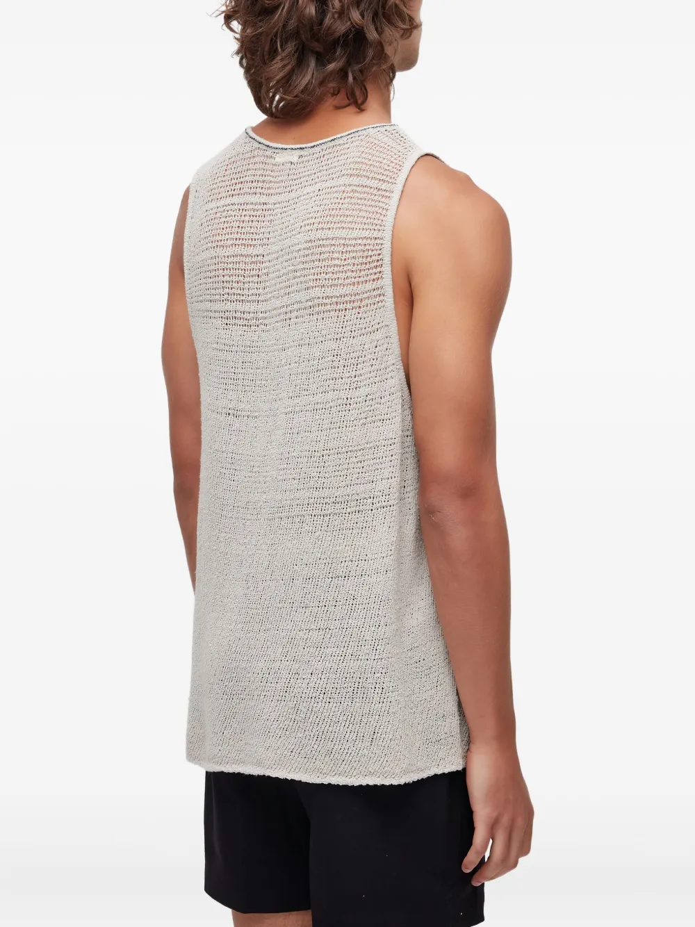  Osklen Knitted Open-weave Shirt - Grey 