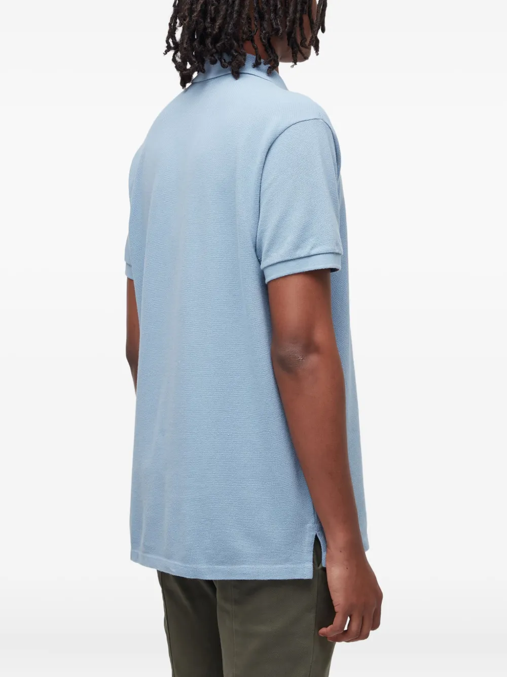 Osklen Poloshirt met logo-reliëf Blauw