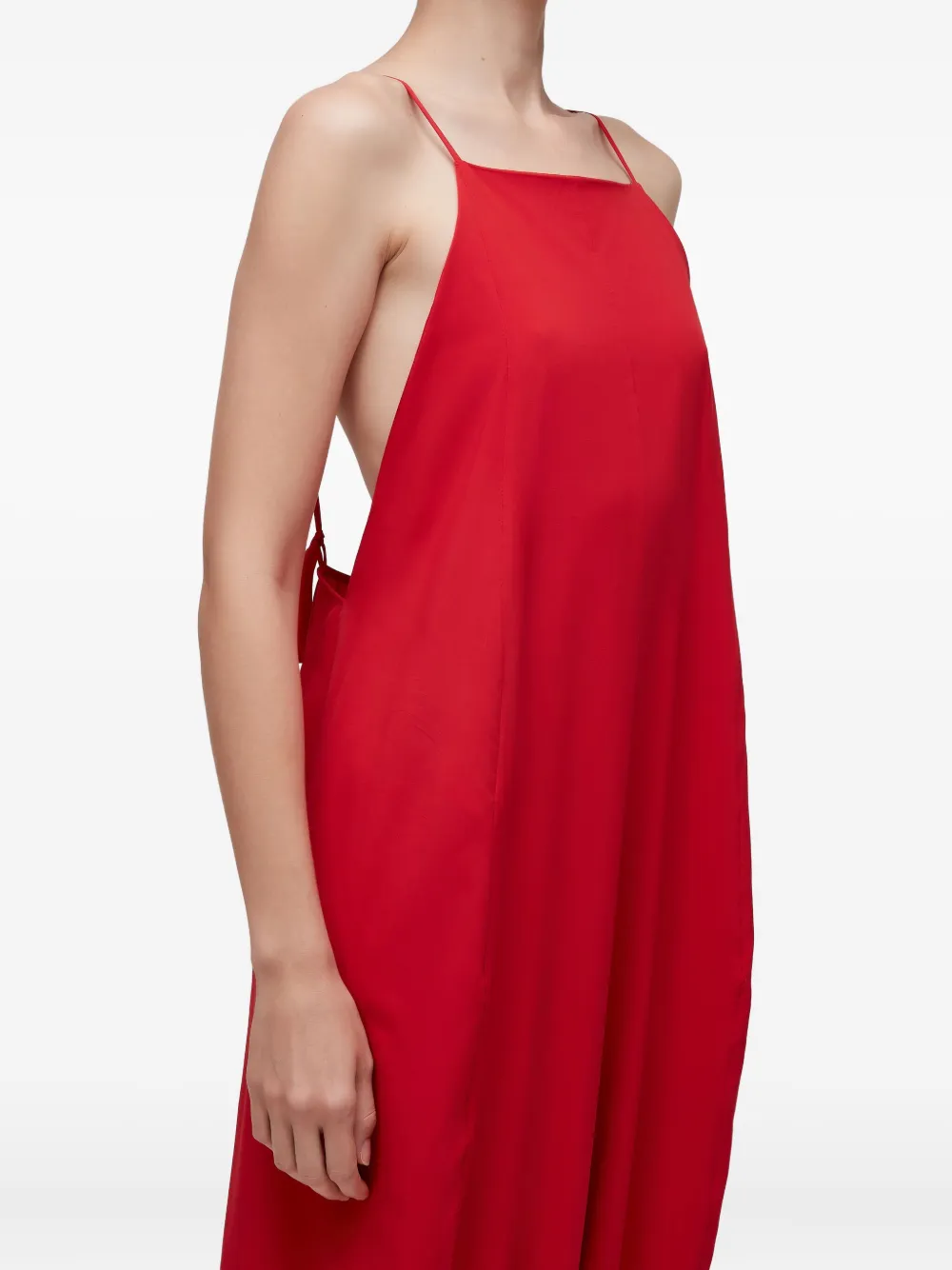 Osklen open-back jumpsuit | Red | Image 1