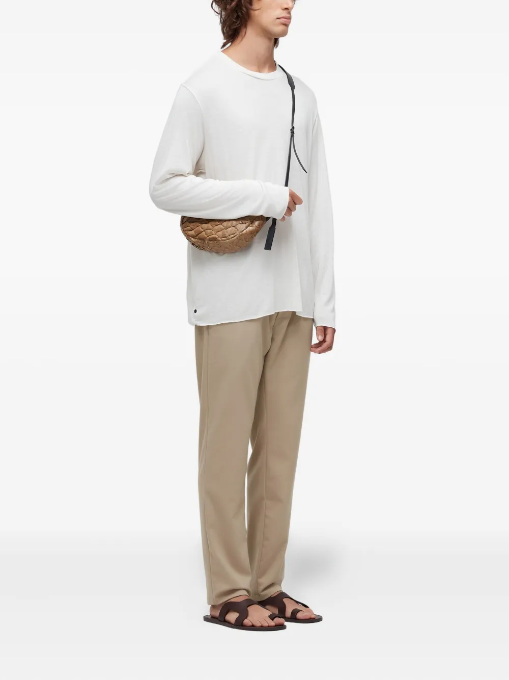 Osklen Broek met elastische taille - Beige