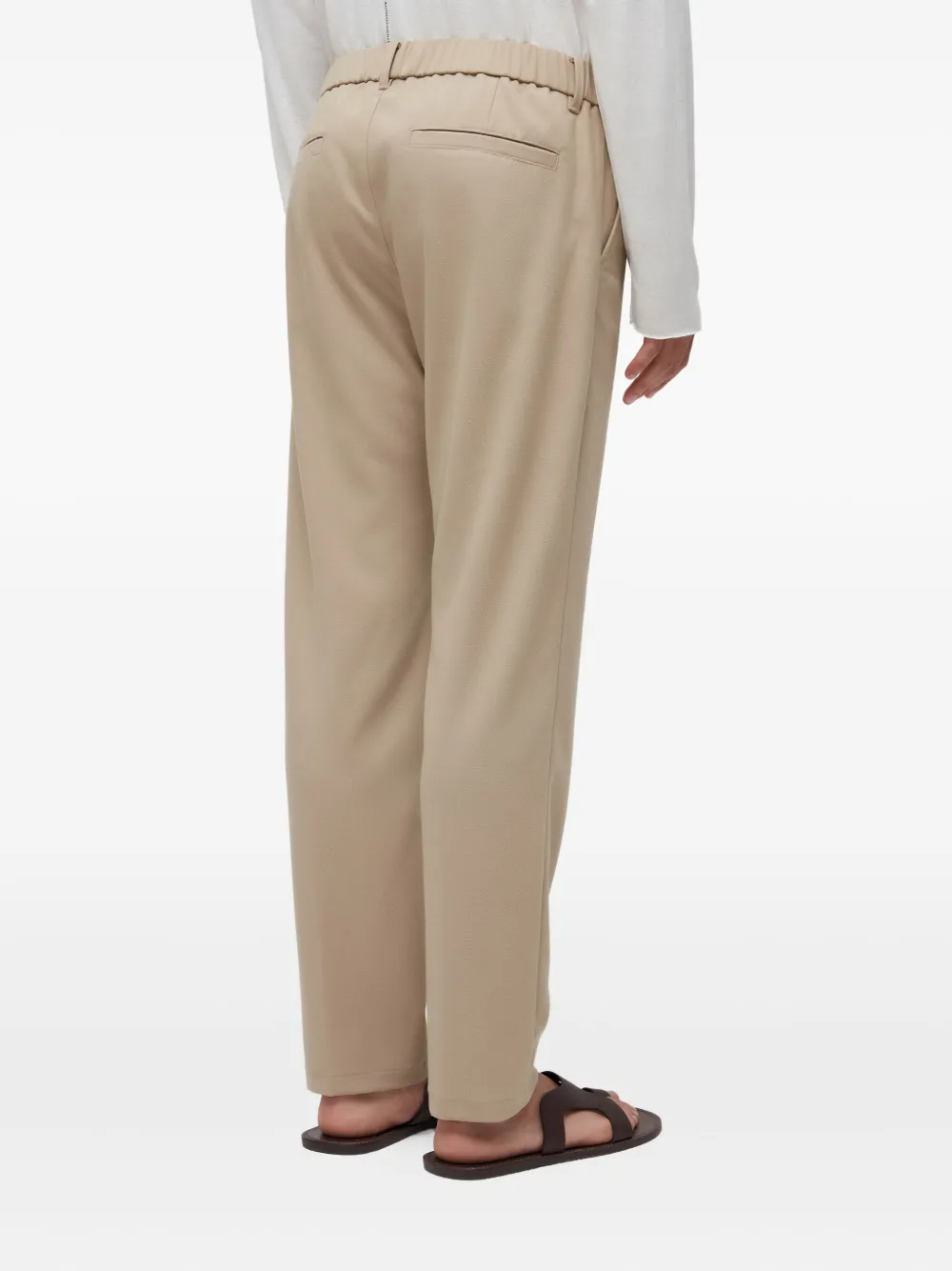 Osklen Elastic-waist Trousers In Neutral