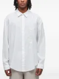Osklen embroidered linen shirt - White