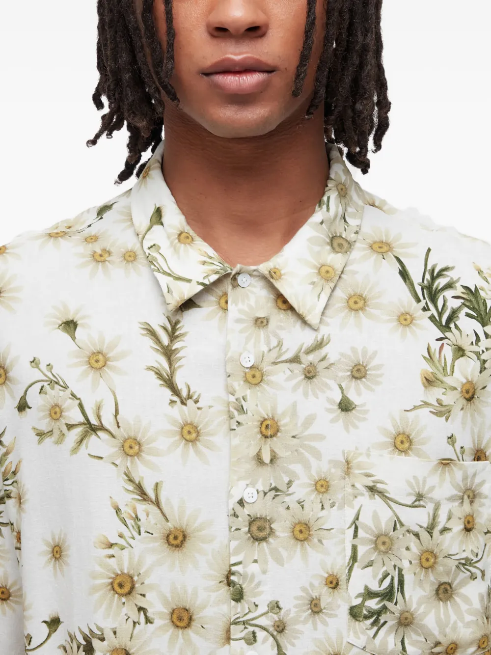 Osklen Daisy Light MC overhemd Wit