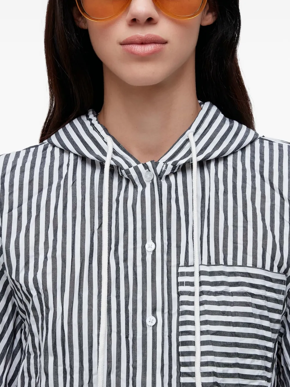 Osklen Blouse met capuchon Blauw