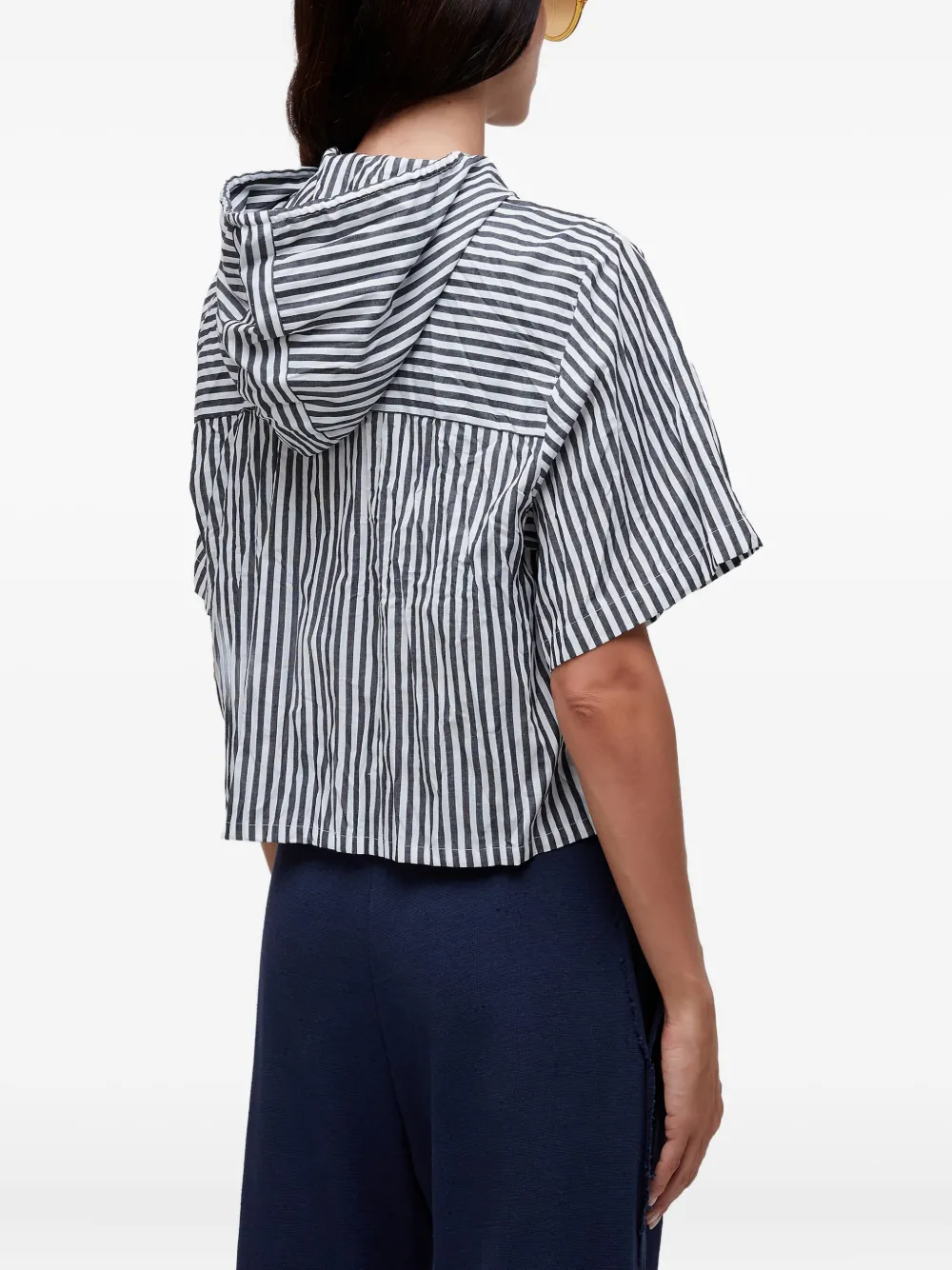 Osklen Blouse met capuchon - Blauw