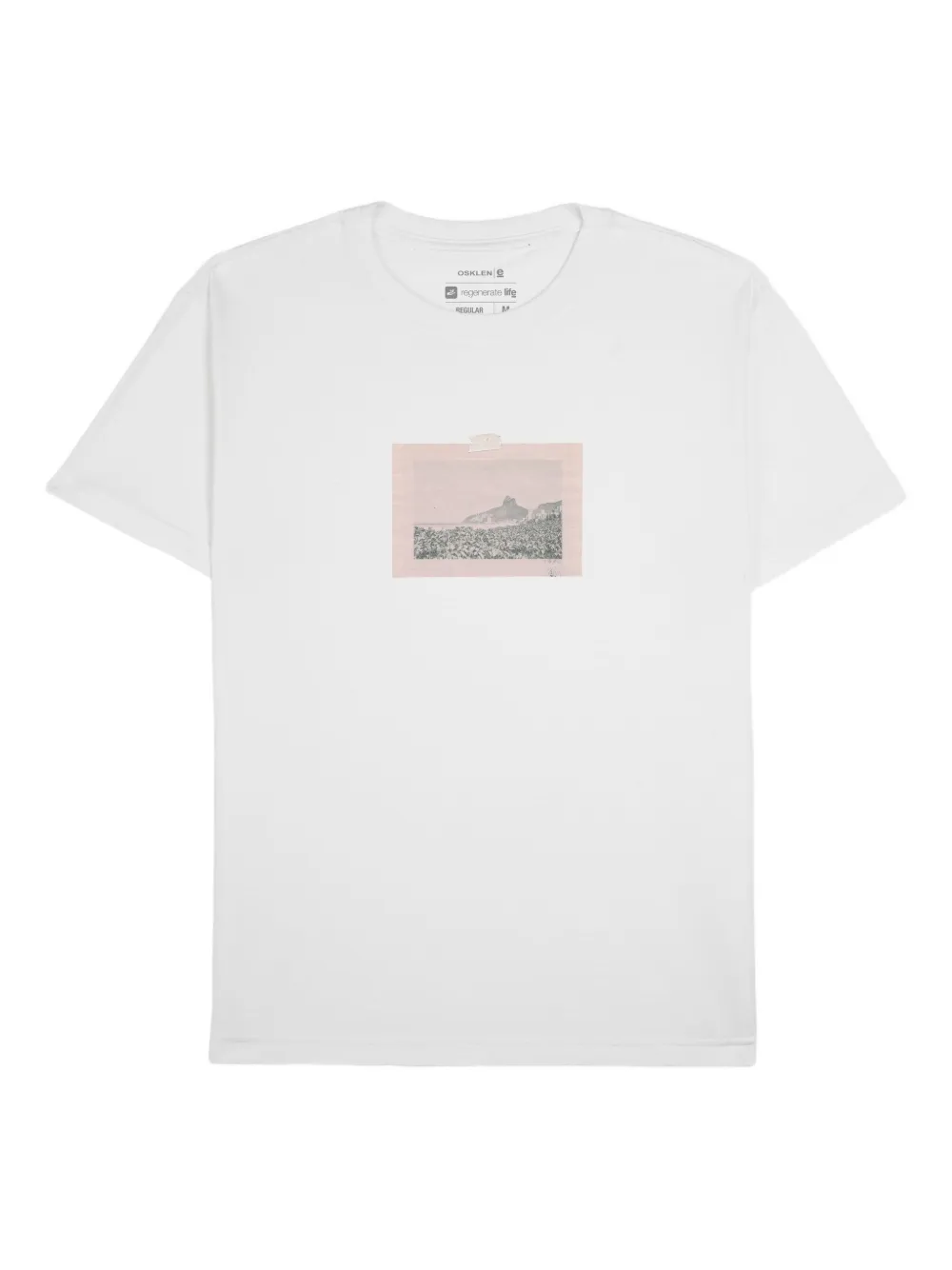 Osklen Postcard Print T-shirt In White
