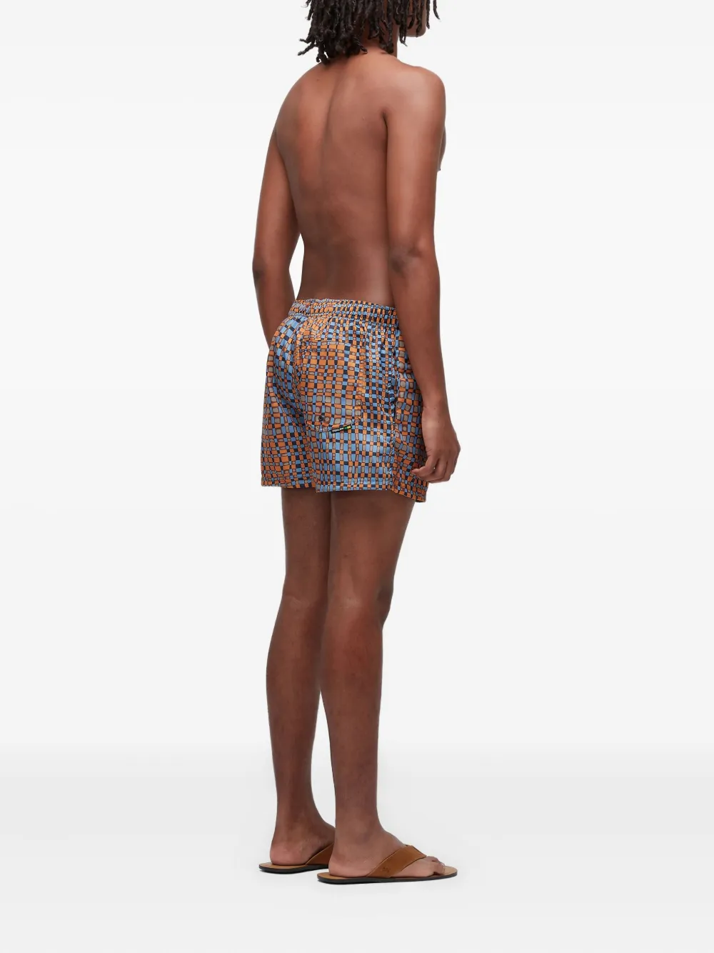 Osklen Bent Sun geometric-pattern swim shorts | Swim & Board Shorts | Image 2