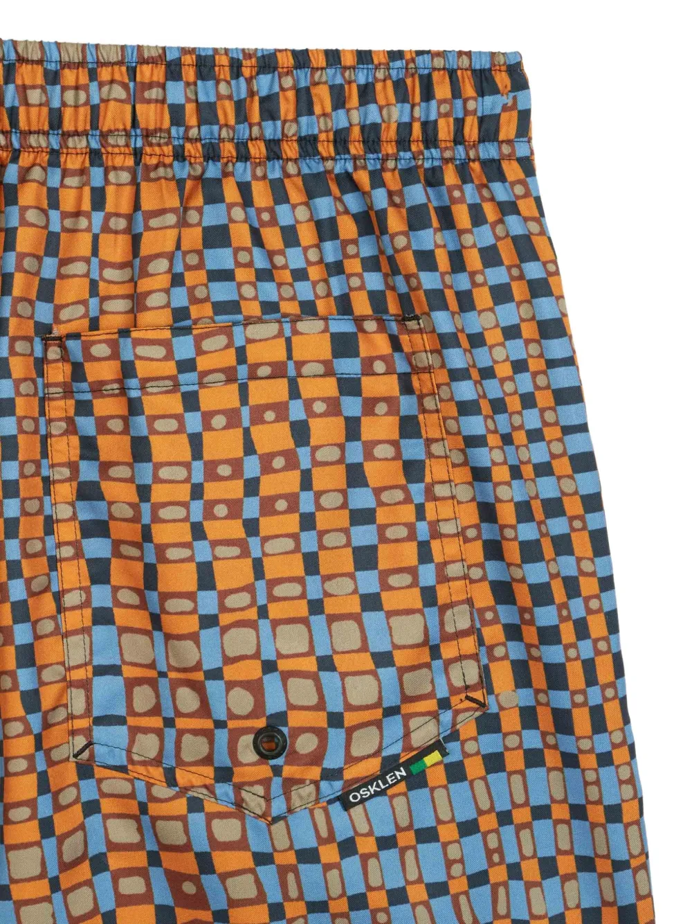 Osklen Bent Sun Geometric-pattern Swim Shorts In Multi