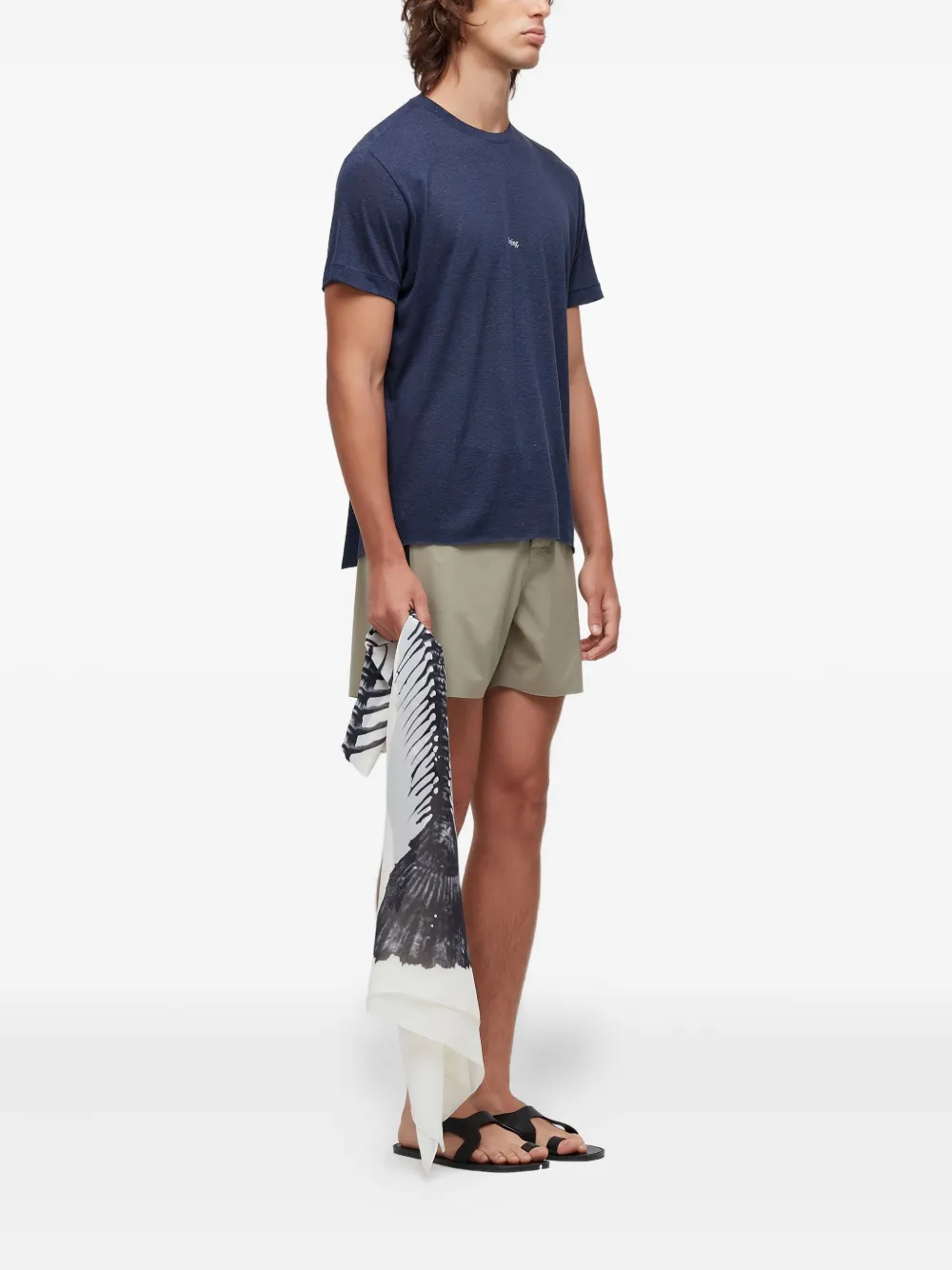 Osklen Katoenen T-shirt met grafische print - Blauw