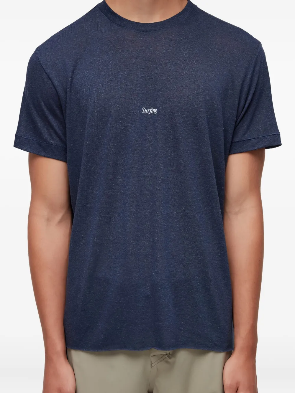 Osklen Graphic-print Cotton T-shirt In Blue