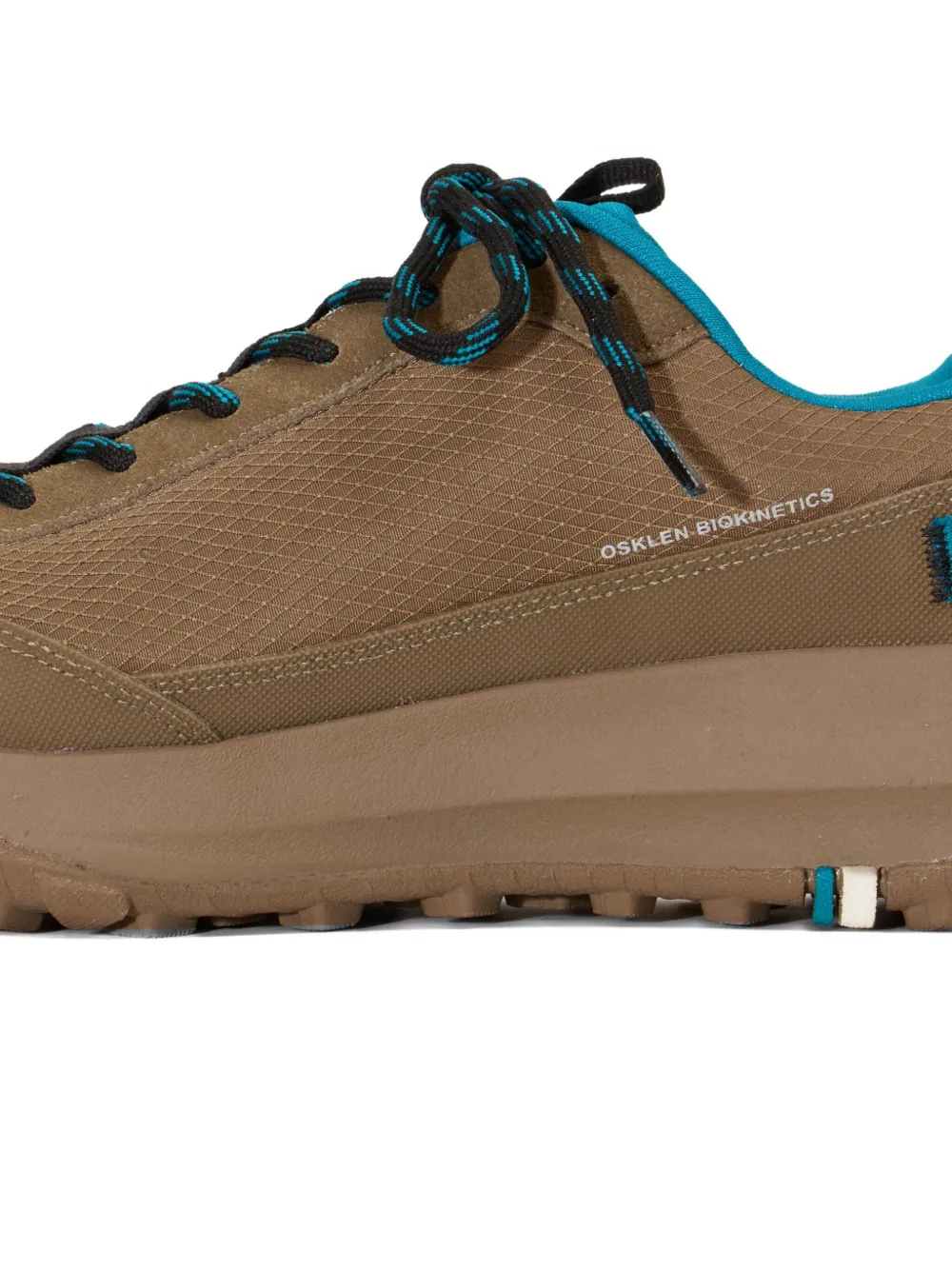 Osklen Sneakers met mesh vlak Bruin