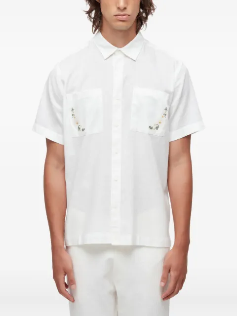 Osklen MC daisy-embroidered shirt