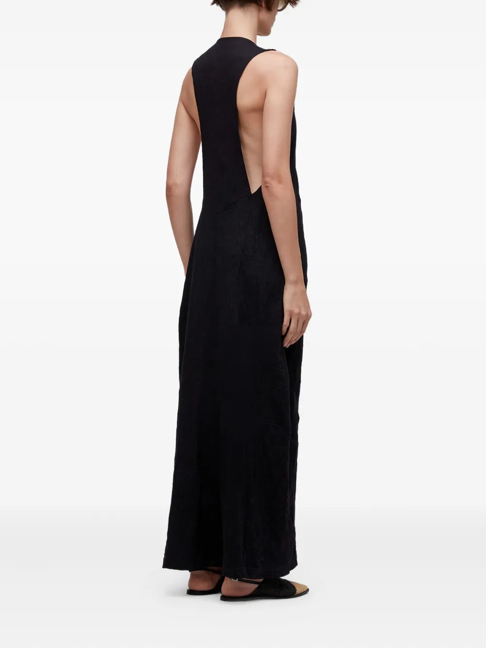 Osklen Jurk met gekreukt effect Zwart