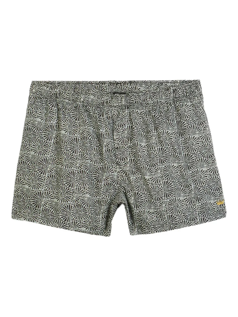 Osklen geometric-print swim shorts | Black | Image 1