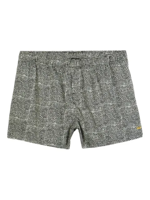 Osklen geometric-print swim shorts