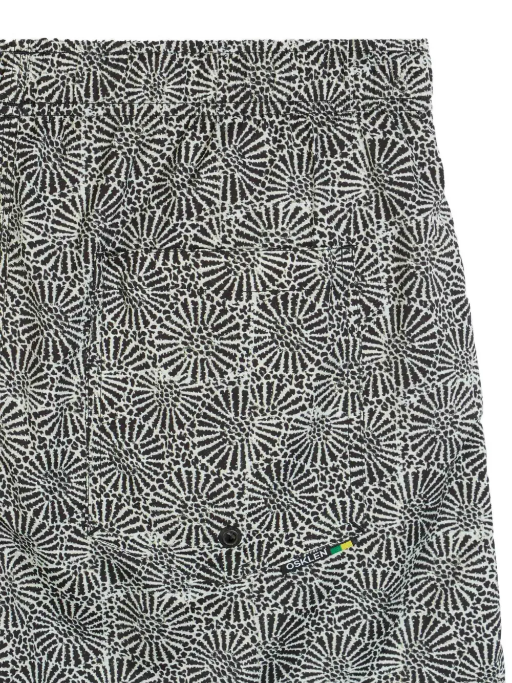 Osklen Geometric-print Swim Shorts In Black
