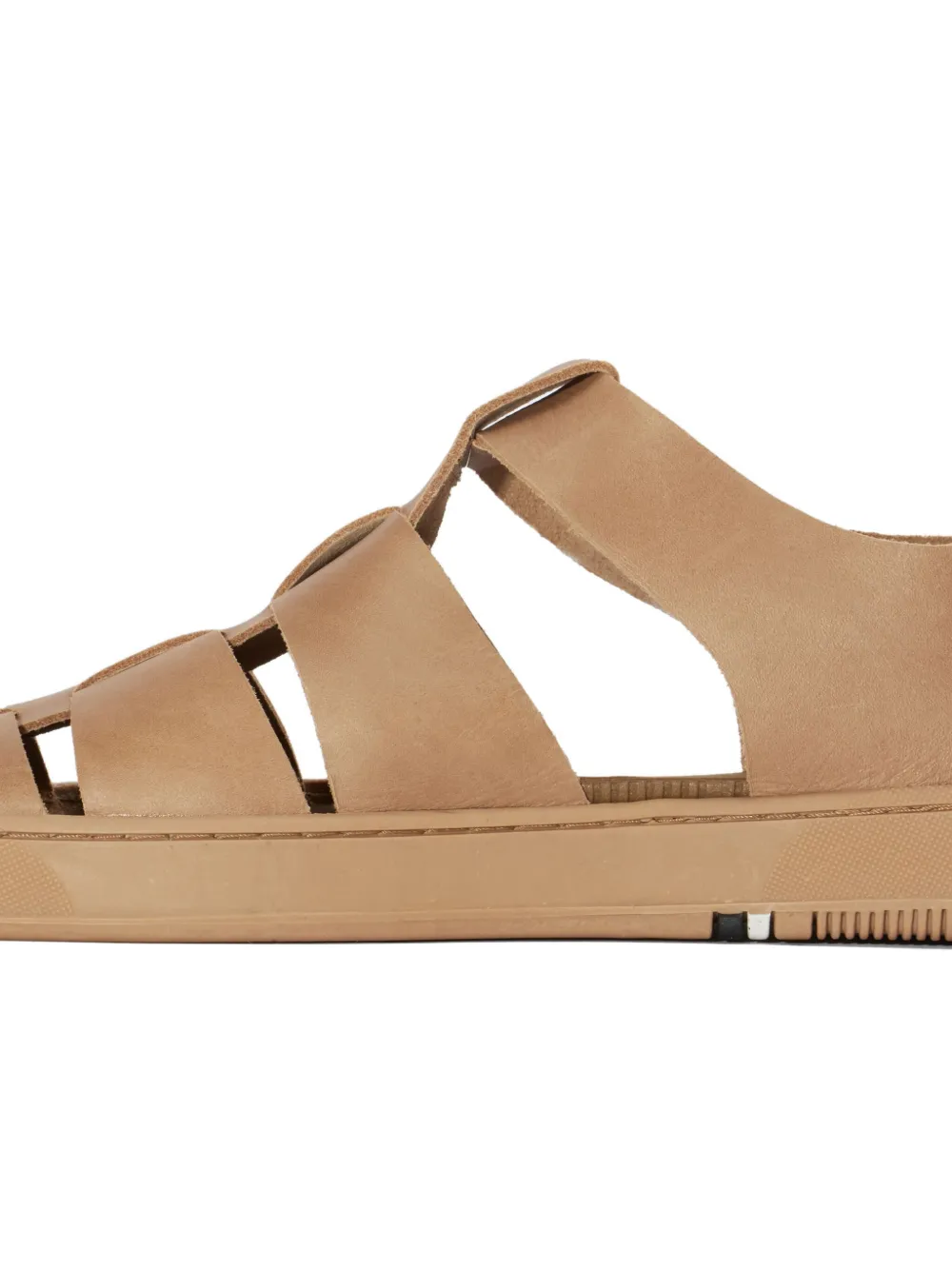 Osklen Soho Resort leren sandalen Beige