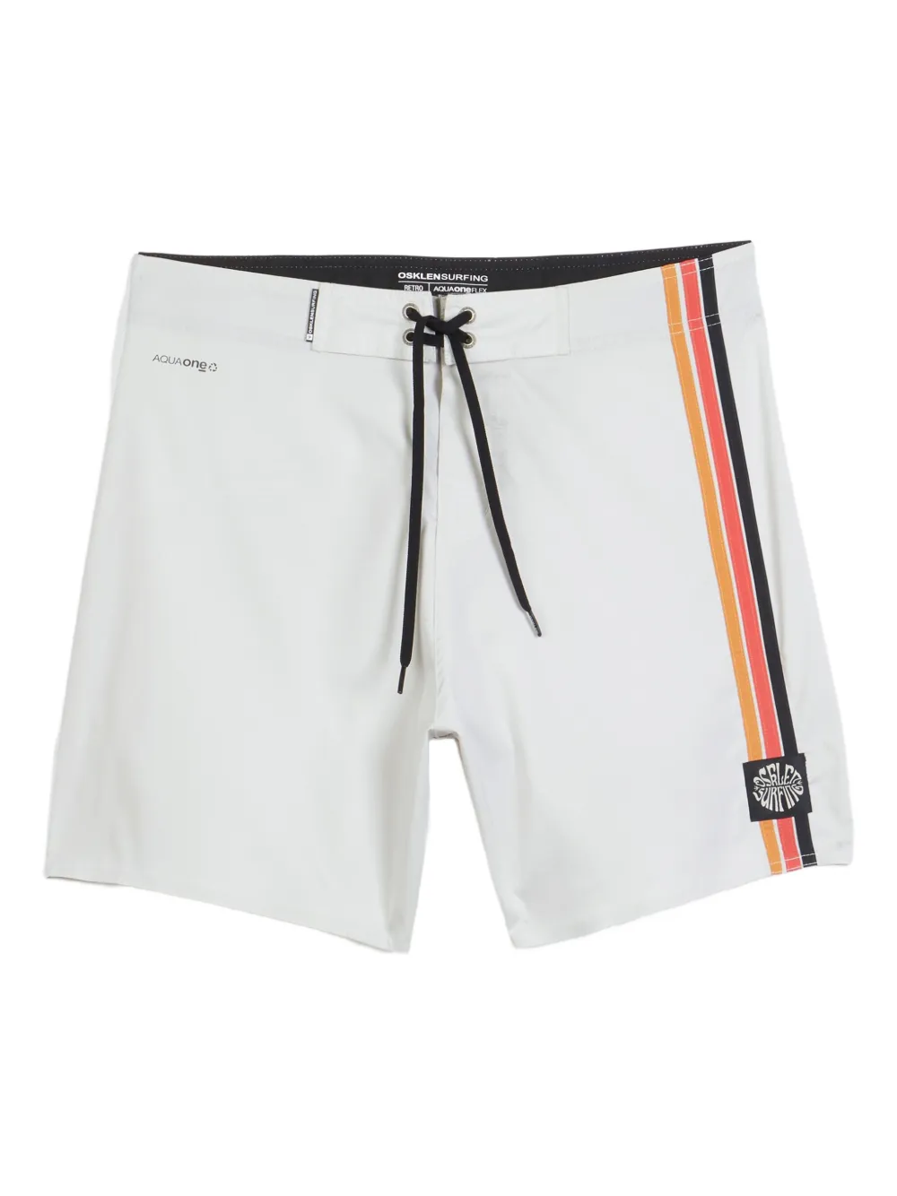 Osklen shorts con parche de rayas | blanco | Image 1