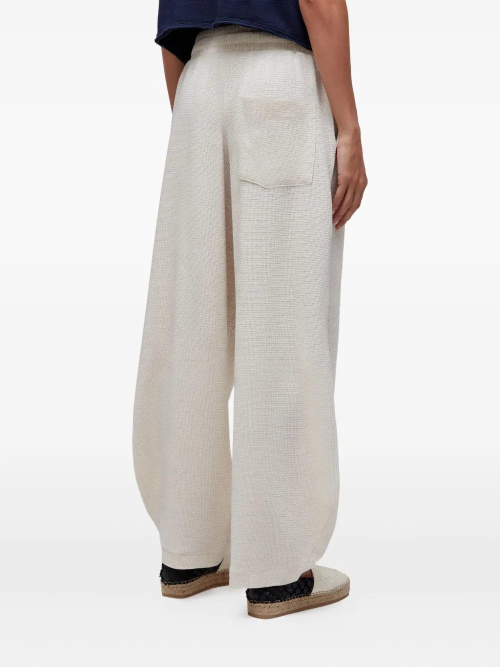 Osklen Pleat-detail Track Pants In Neutral