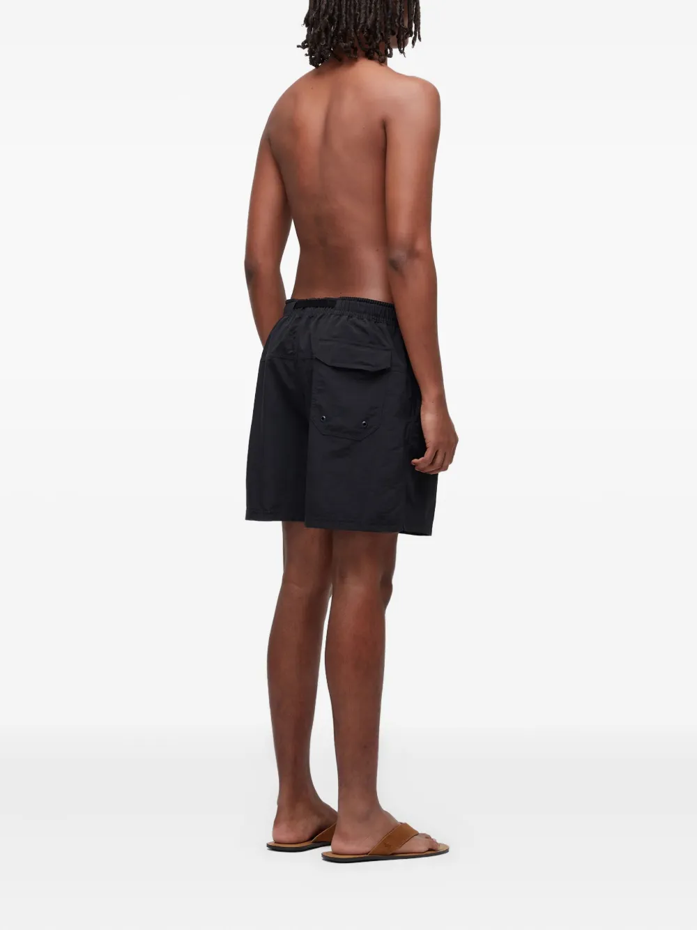 Osklen Over Pacific elastic-waistband patch-pocket shorts | Swim & Board Shorts | Image 2