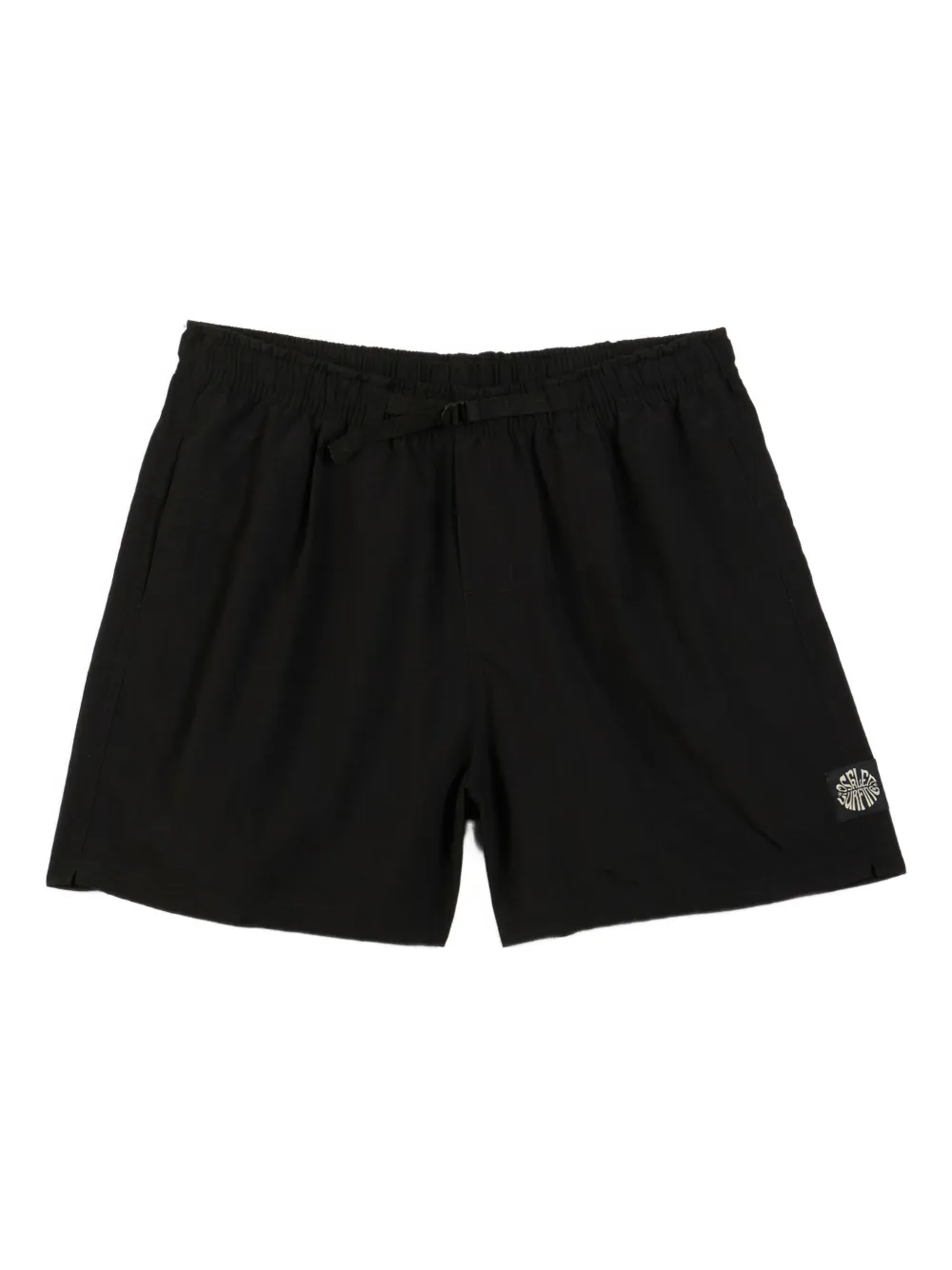 Osklen Over Pacific elastic-waistband patch-pocket shorts | Black | Image 1