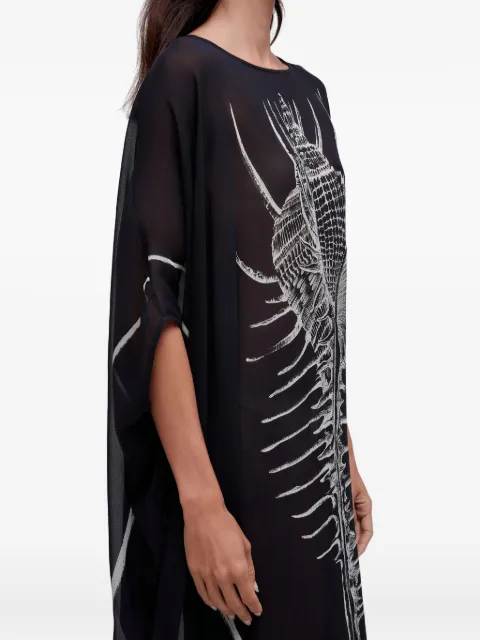 Osklen shell-print dress