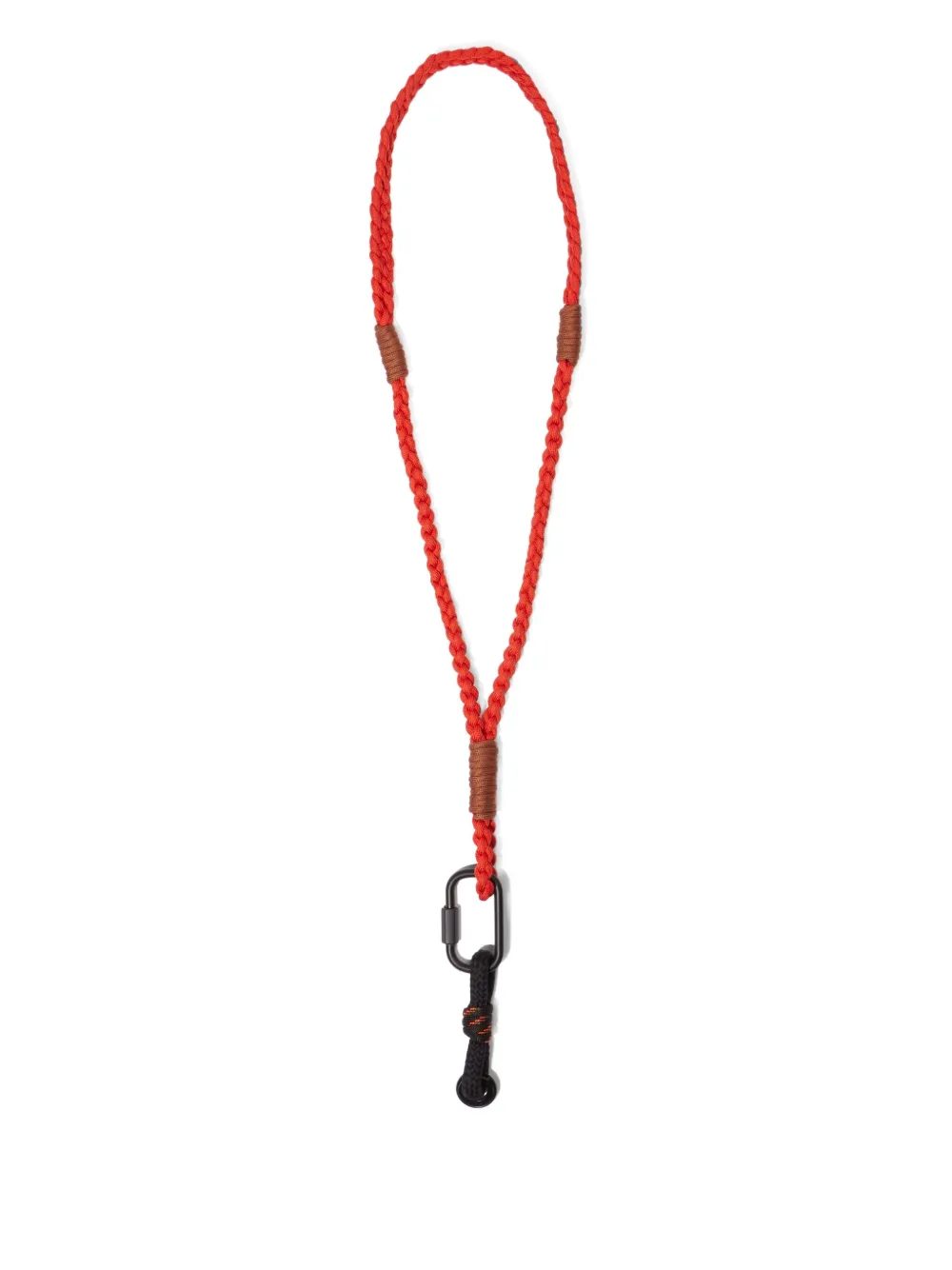 Osklen Braided Carabiner Keyring In Multi