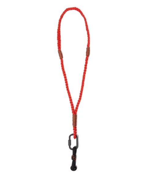 Osklen braided carabiner keyring