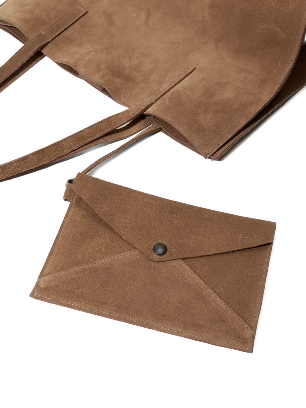 Osklen Yvi Suede Tote Bag In Brown
