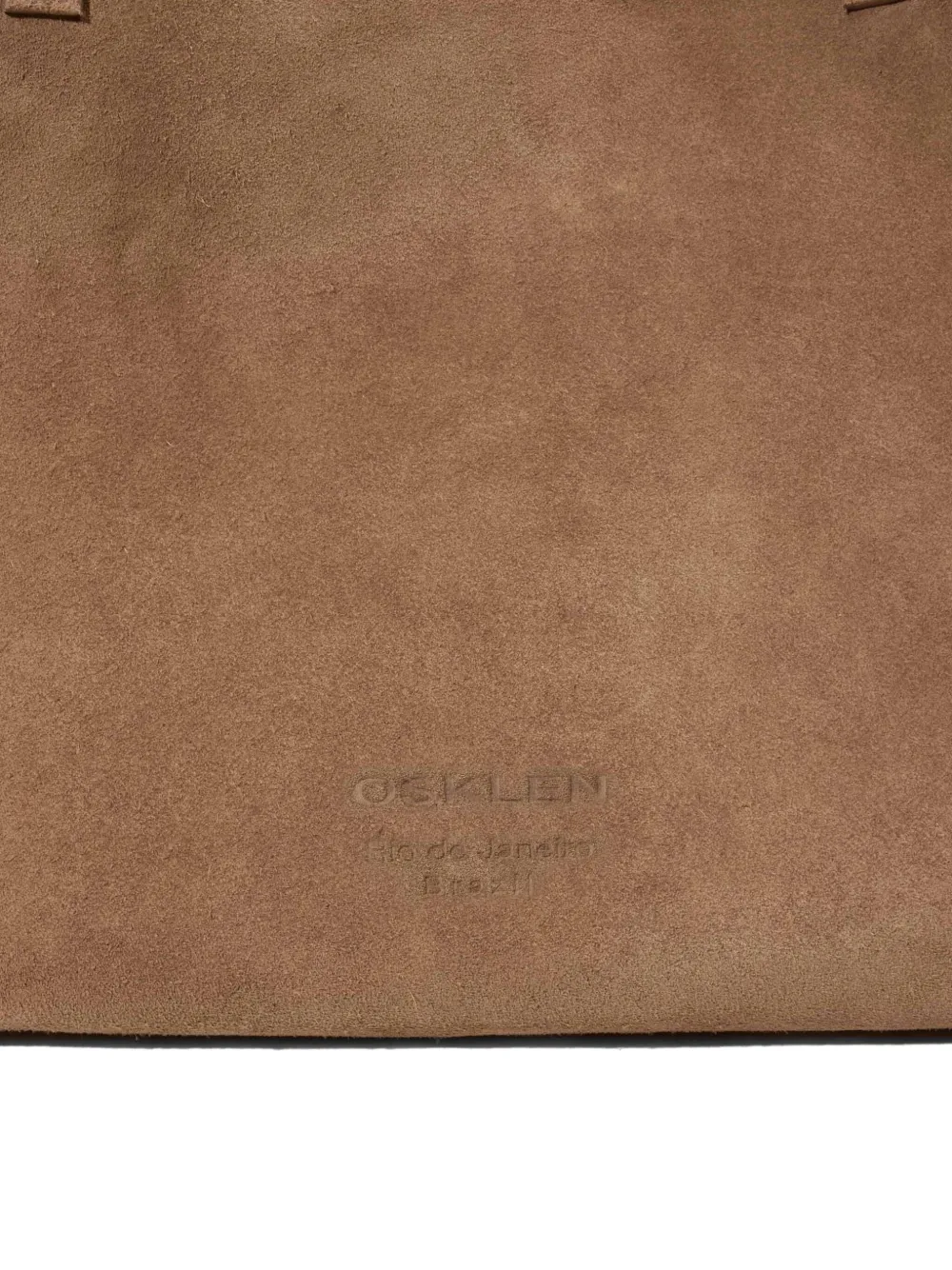 Osklen Yvi Suede Tote Bag In Brown