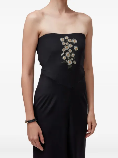 Osklen Schulterfreier Jumpsuit mit Stickerei