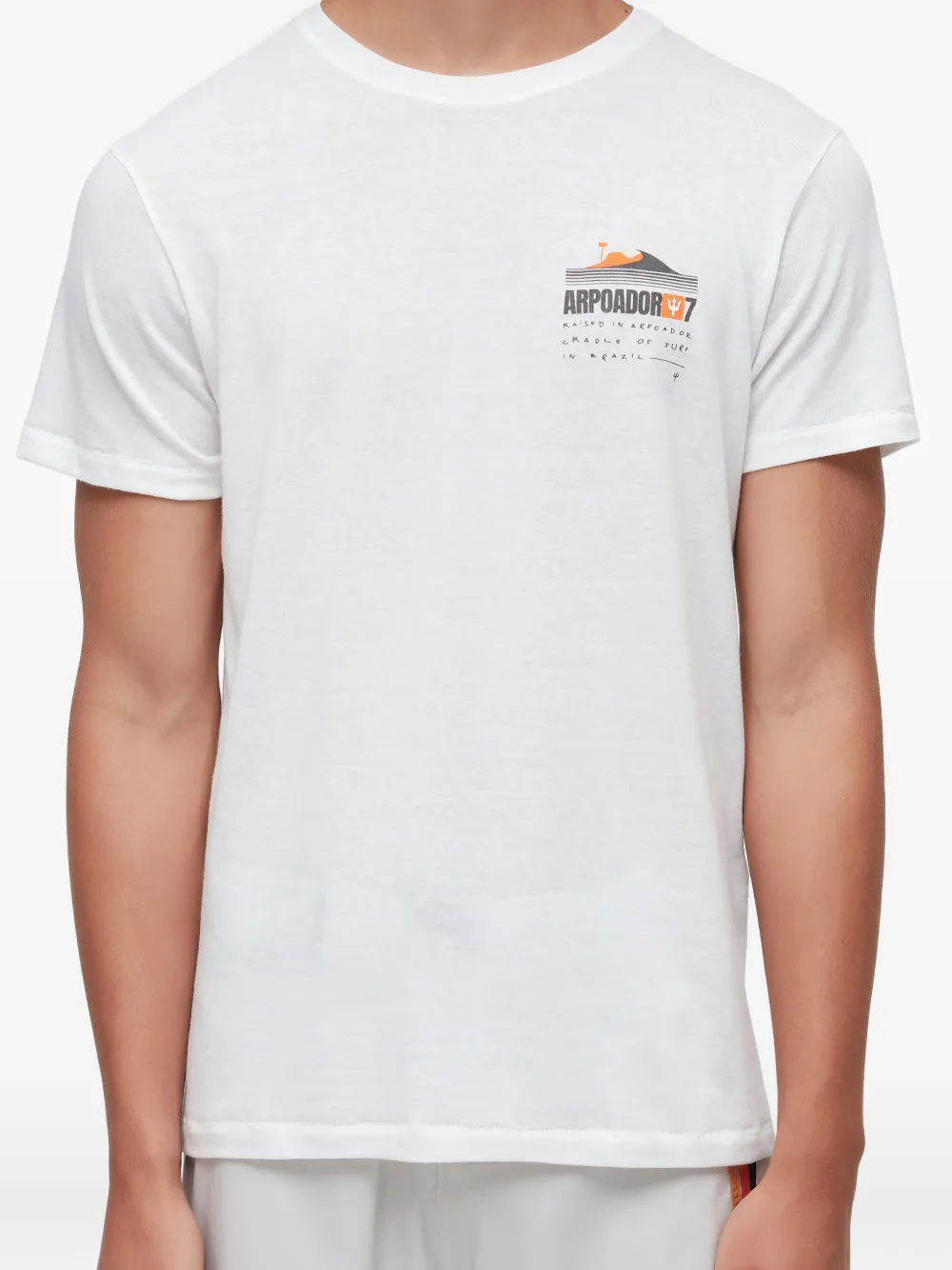 Osklen T-shirt met grafische print Wit