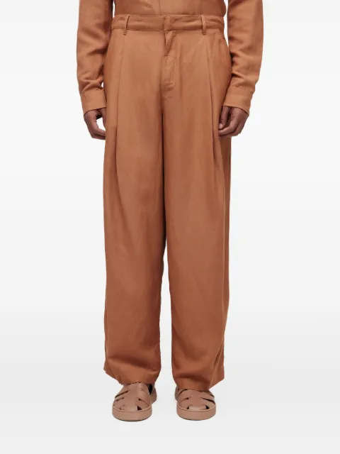 Osklen pleated linen trousers