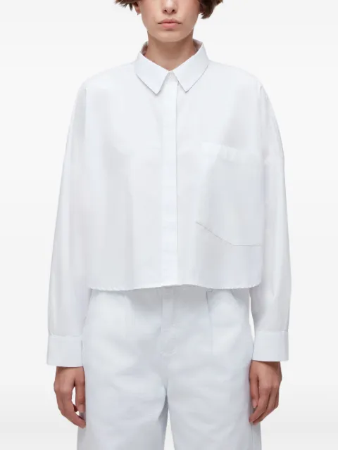 Osklen long-sleeve cropped shirt