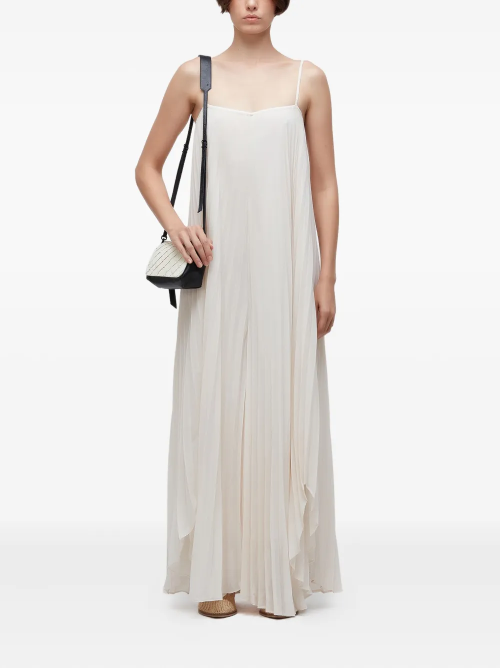  Osklen Pleated Straps Jumpsuit - White 