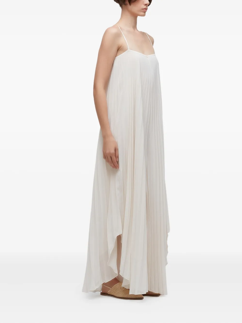  Osklen Pleated Straps Jumpsuit - White 
