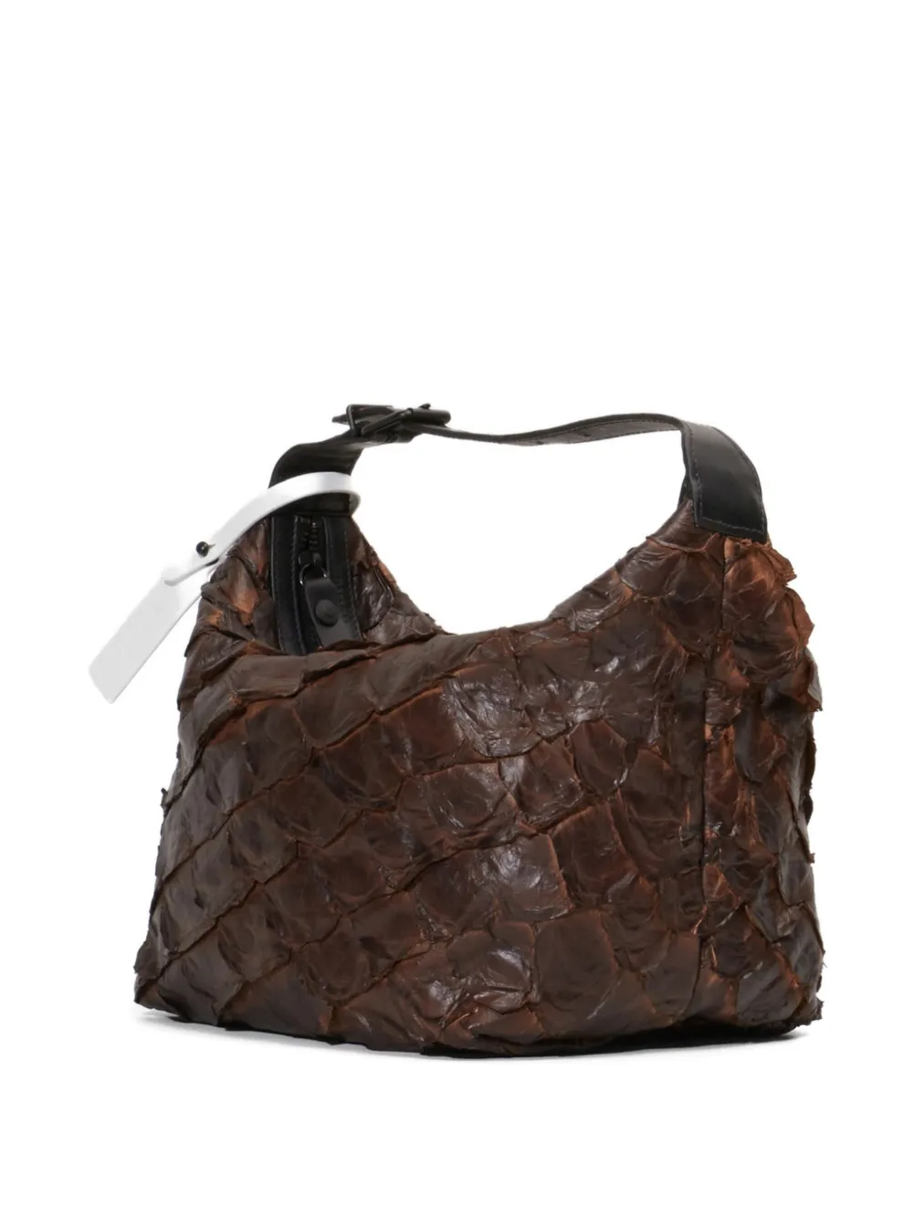 Osklen Large Bakare Quilted Leather Shoulder Bag In Brown