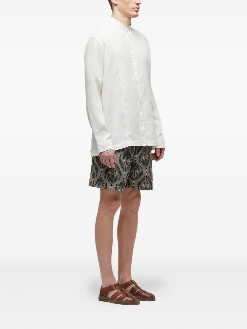 Osklen patterned-jacquard shorts | Bermuda Shorts | Image 2
