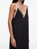 Osklen bias-bound slip maxi dress - Black