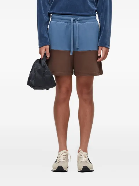 Osklen bicolor drawstring-fastening shorts