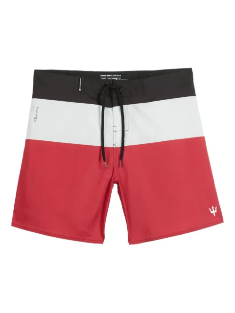 Osklen horizontal-stripe swim shorts