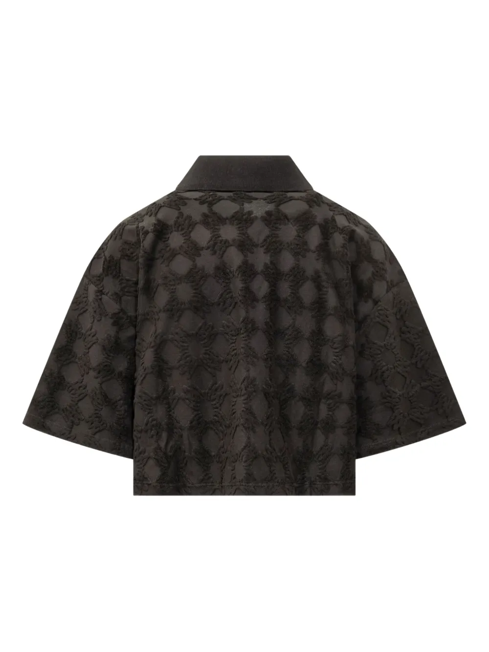 AMIRI MA Quad textured-pattern polo shirt | Polo Tops | Image 2
