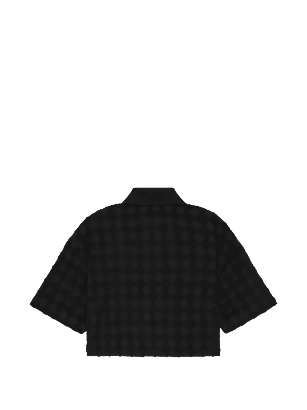 AMIRI MA Quad poloshirt met textuur Zwart