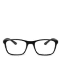 Calvin Klein rectangle acetate frames - Black
