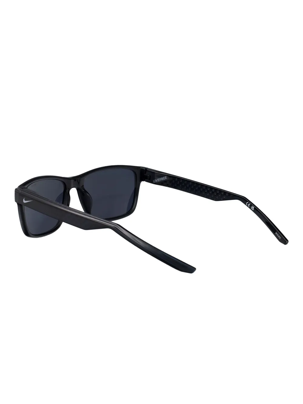 Nike Livefree zonnebril met vierkant acetaat montuur Zwart