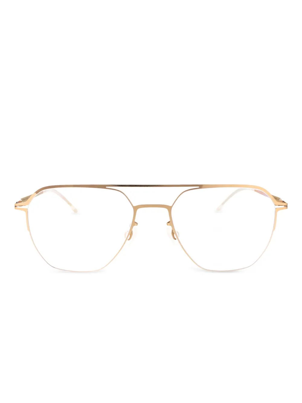 Mykita Imba geometric-frame glasses - ゴールドトーン Mykita Imba geometric-frame glasses - ゴールドトーン