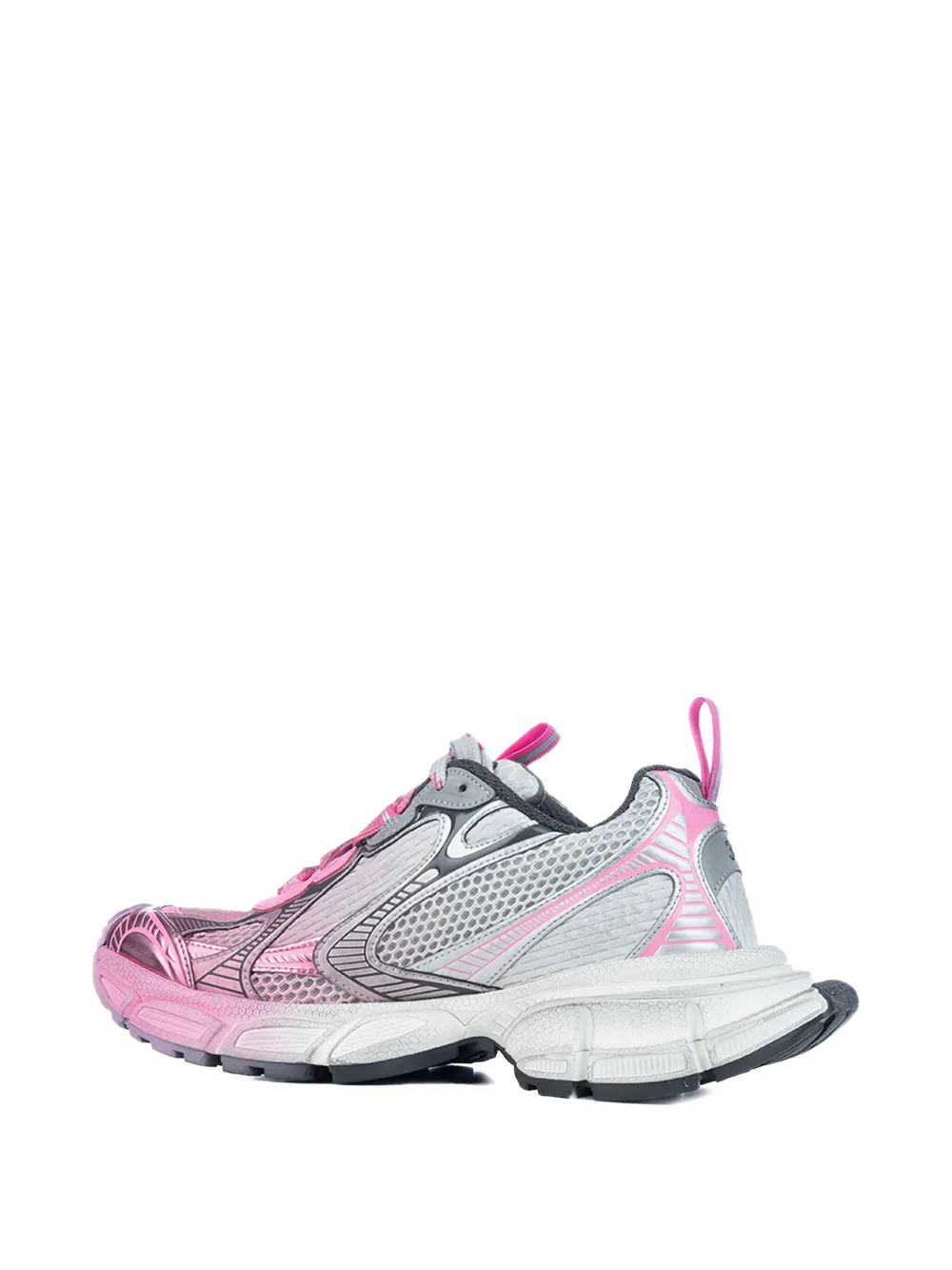 Balenciaga Mesh-panelled Sneakers In Size 3xl In Gray