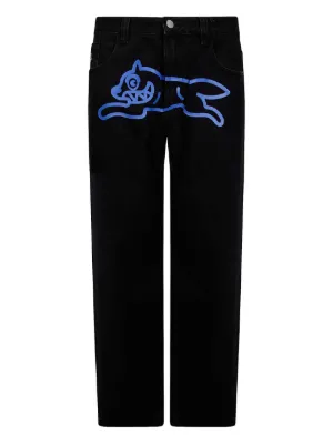 ICECREAM Running Dog-print Jeans | Black | FARFETCH