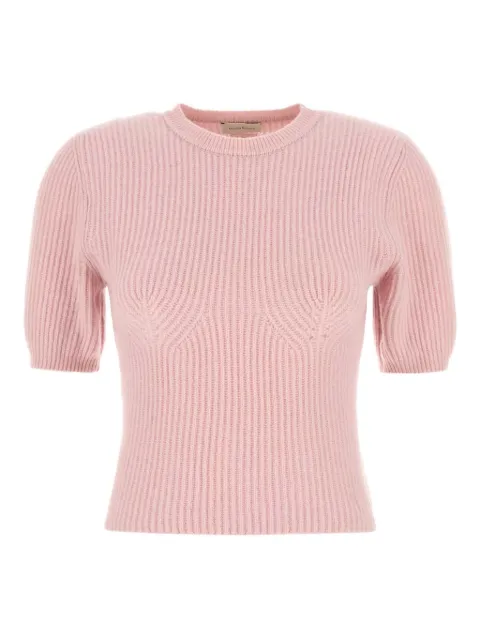Magda Butrym ribbed short-sleeve sweater