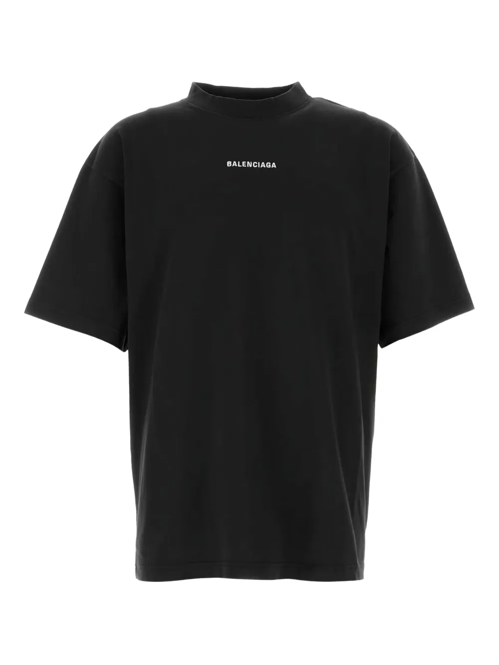 Balenciaga logo-print cotton t-shirt Zwart